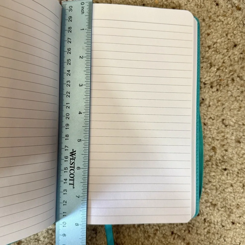 PlanAhead Teal Leatherette Journal Be Kind To Yourself Gold Foil 240 Lined Pages